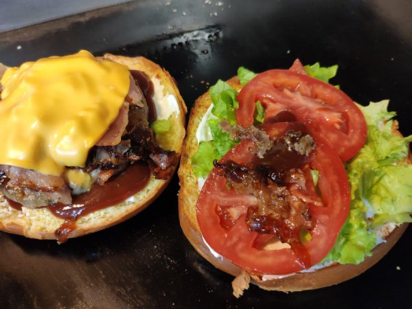 Burger cheese bacon image